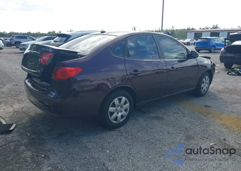 2008 Hyundai Elantra Gls/Se из США, поврежденный, VIN KMHDU46D68U528889